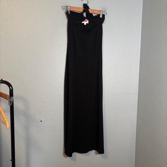 Solid & Striped‎ Tati Cut Out Halter Midi Dress Size Small - Picture 3 of 11